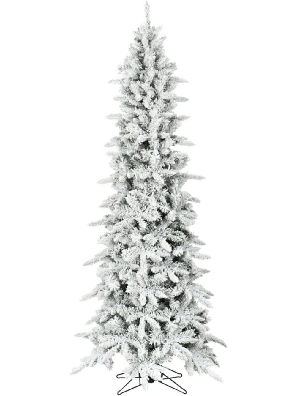 6.5-Ft Slim Mountain Pine Christmas Tree with Stand - Perfect Holiday Decor